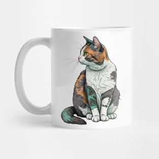 Cat Lady Beautiful - Cat Faces Cute Girls Womens Mug